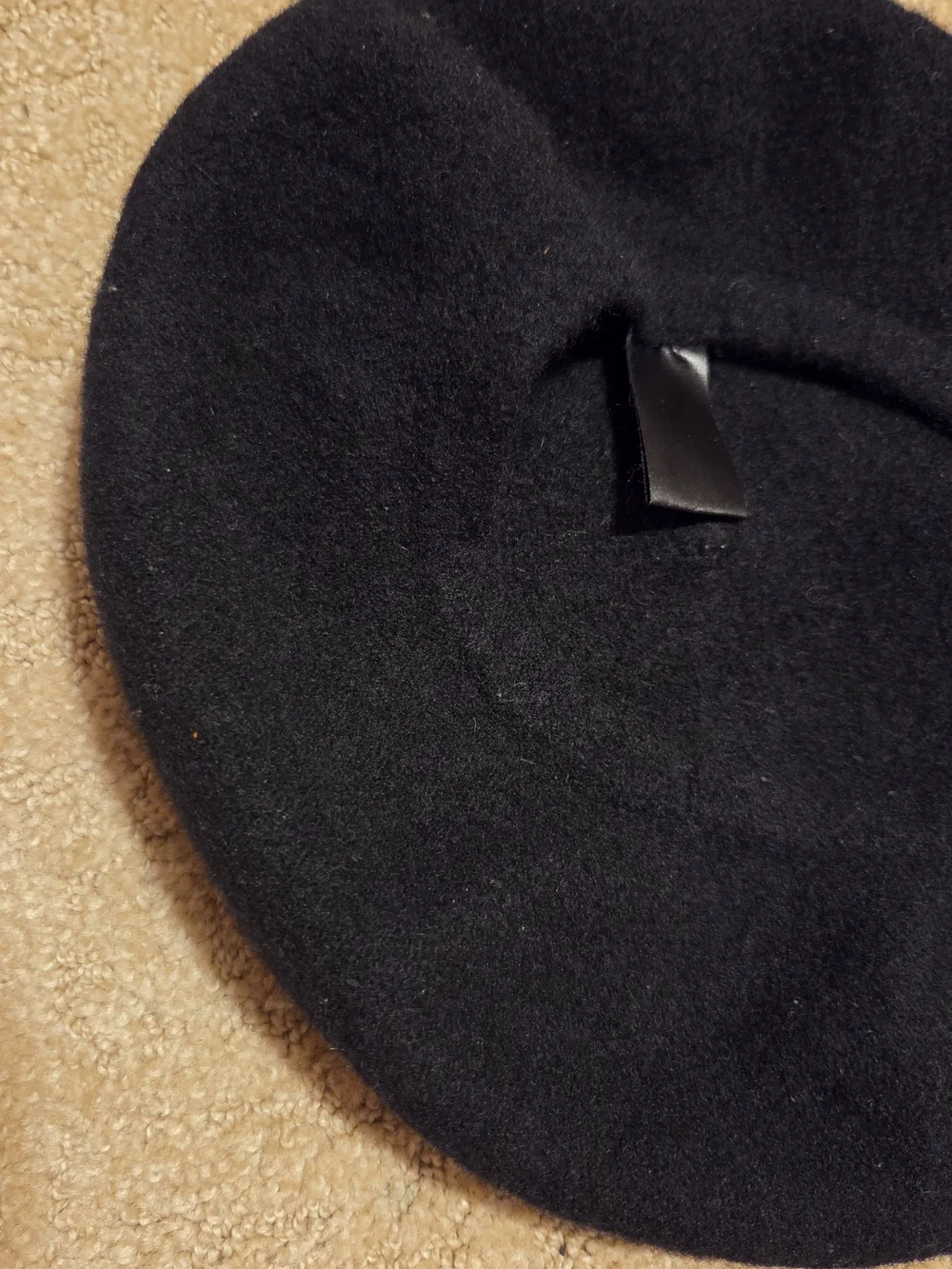 Rue 21 Classic Black French Style Wool Like Beret Womens Accessories